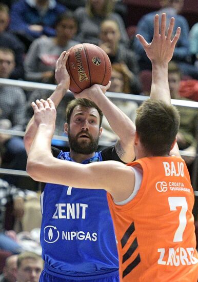 Баскетбол. Кубок Европы. Матч "Зенит" - "Цедевита"