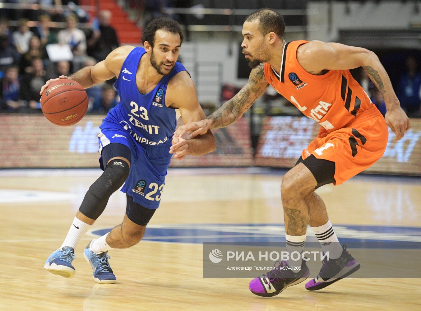 Баскетбол. Кубок Европы. Матч "Зенит" - "Цедевита"
