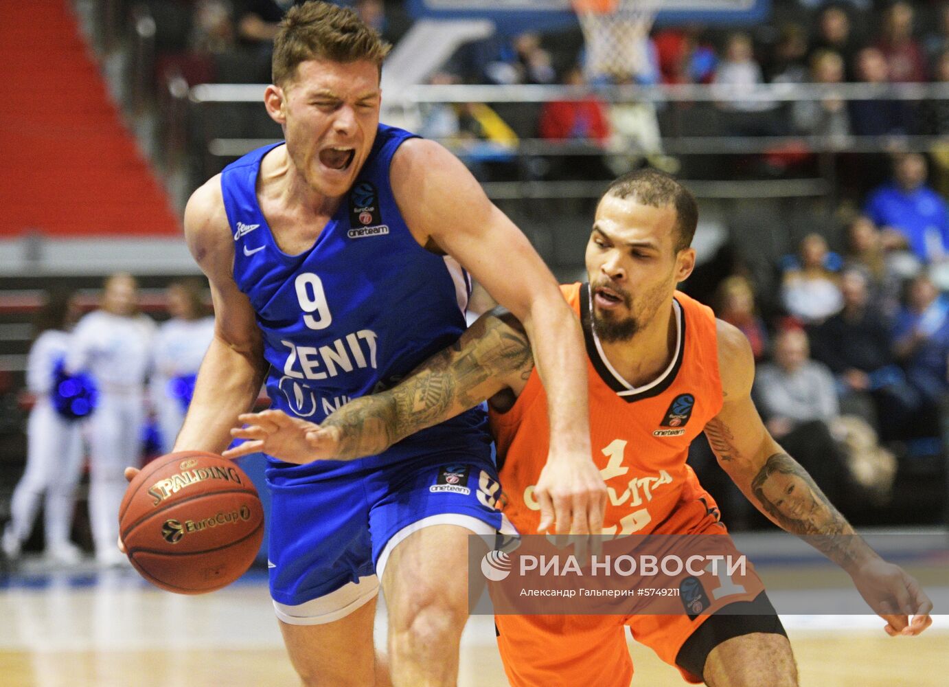 Баскетбол. Кубок Европы. Матч "Зенит" - "Цедевита"
