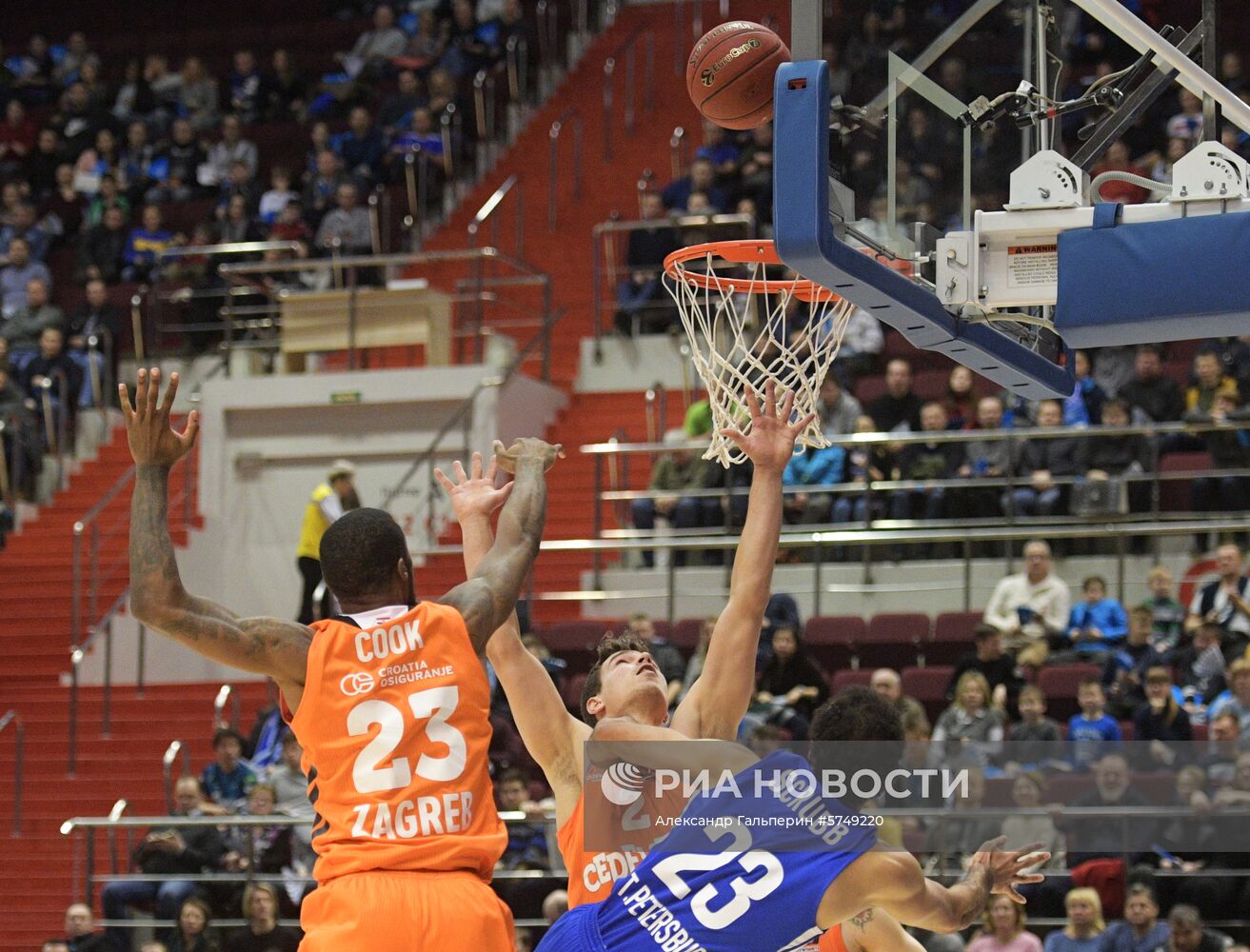 Баскетбол. Кубок Европы. Матч "Зенит" - "Цедевита"