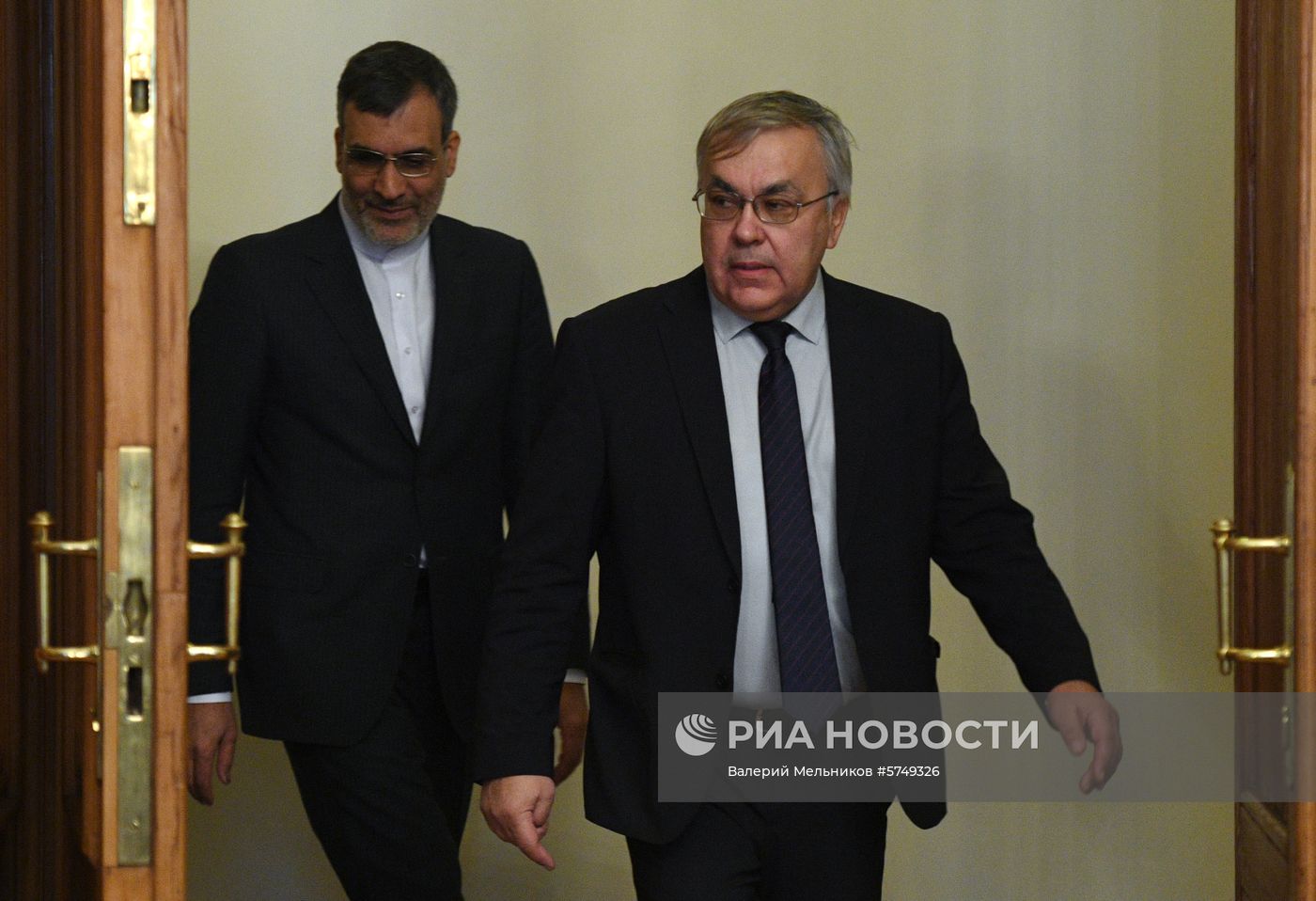 Встреча заместителей министров МИД РФ и Ирана С. Вершинина и Х. Ансари 