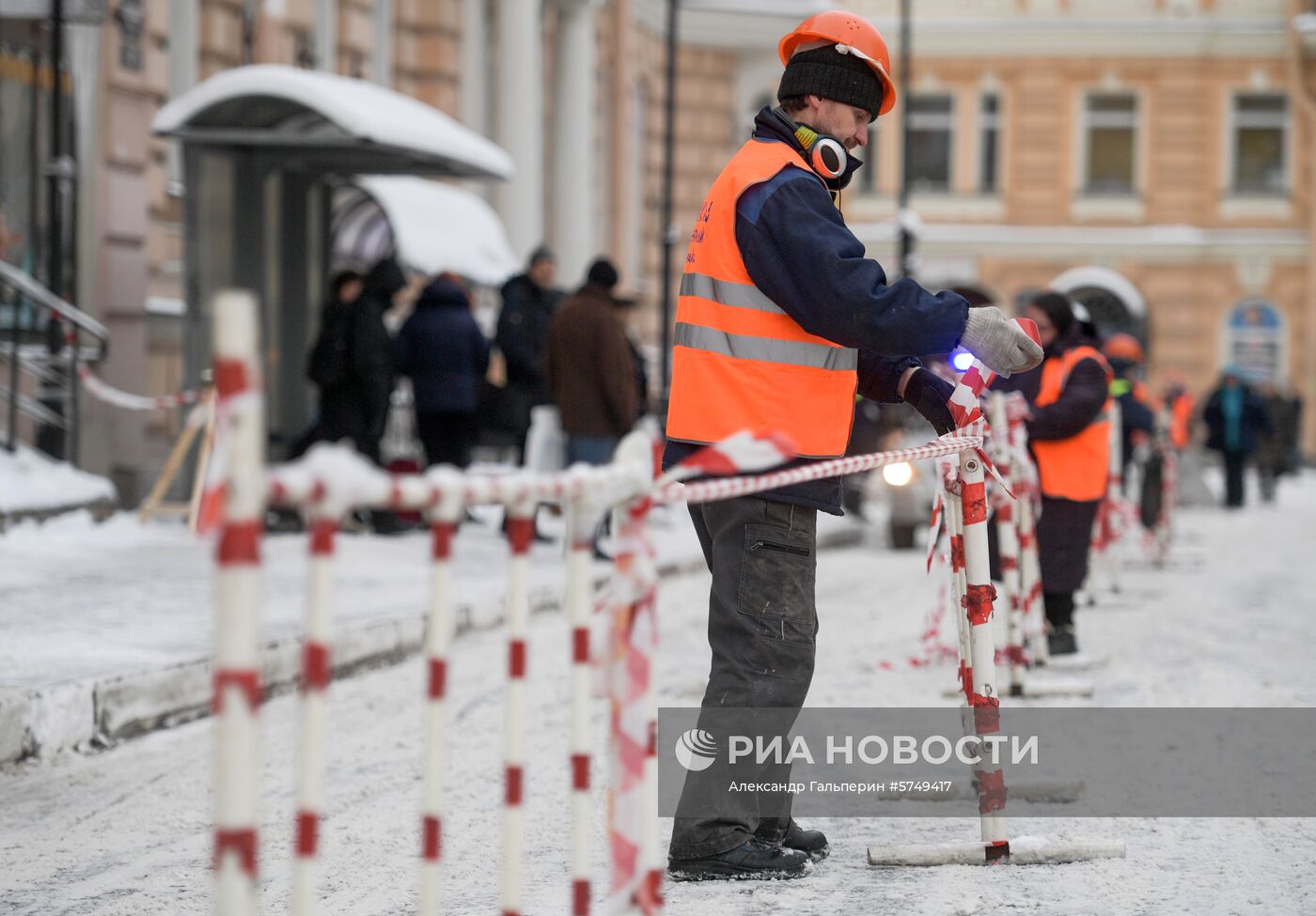 Уборка снега в Санкт-Петербурге