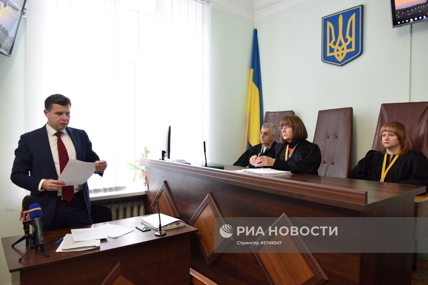 Заседание по делу украинского журналиста В. Муравицкого в Житомире