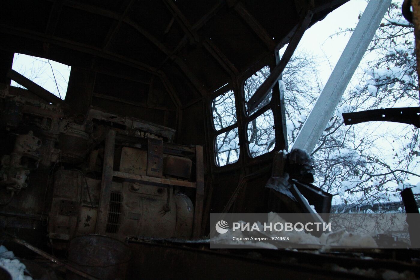 Последствия обстрела в Донецкой области