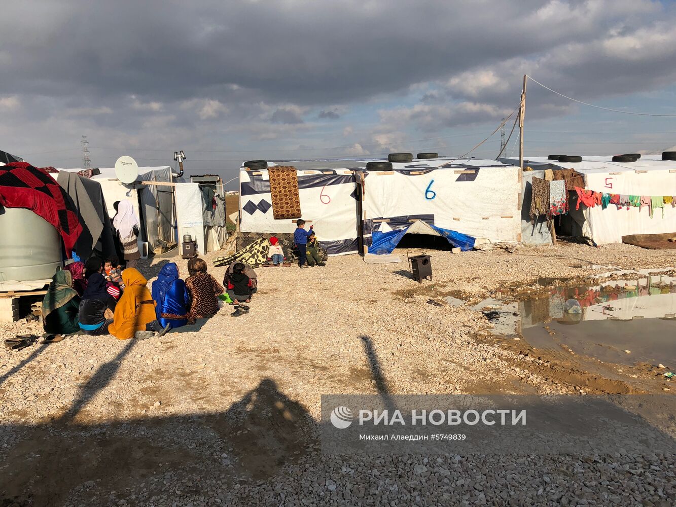 Лагерь беженцев "Абу-Мазен" в Ливане
