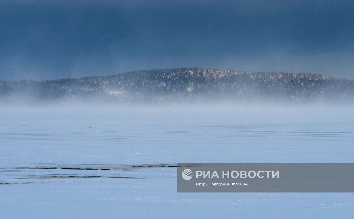 Снегопад в Петрозаводске