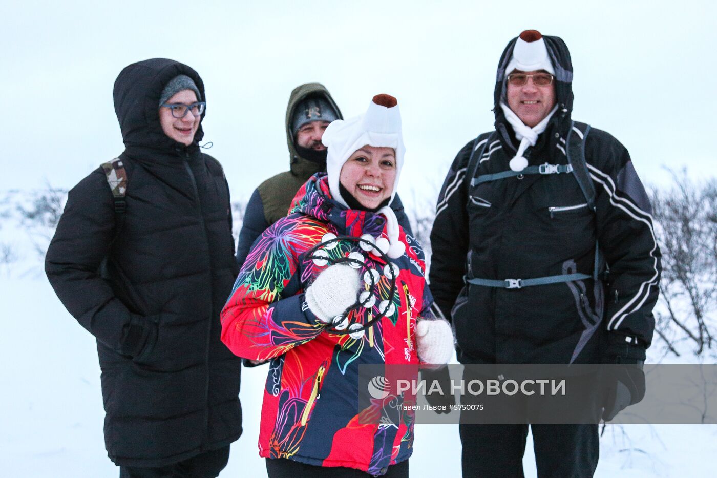 Встреча солнца в Мурманске после полярной ночи