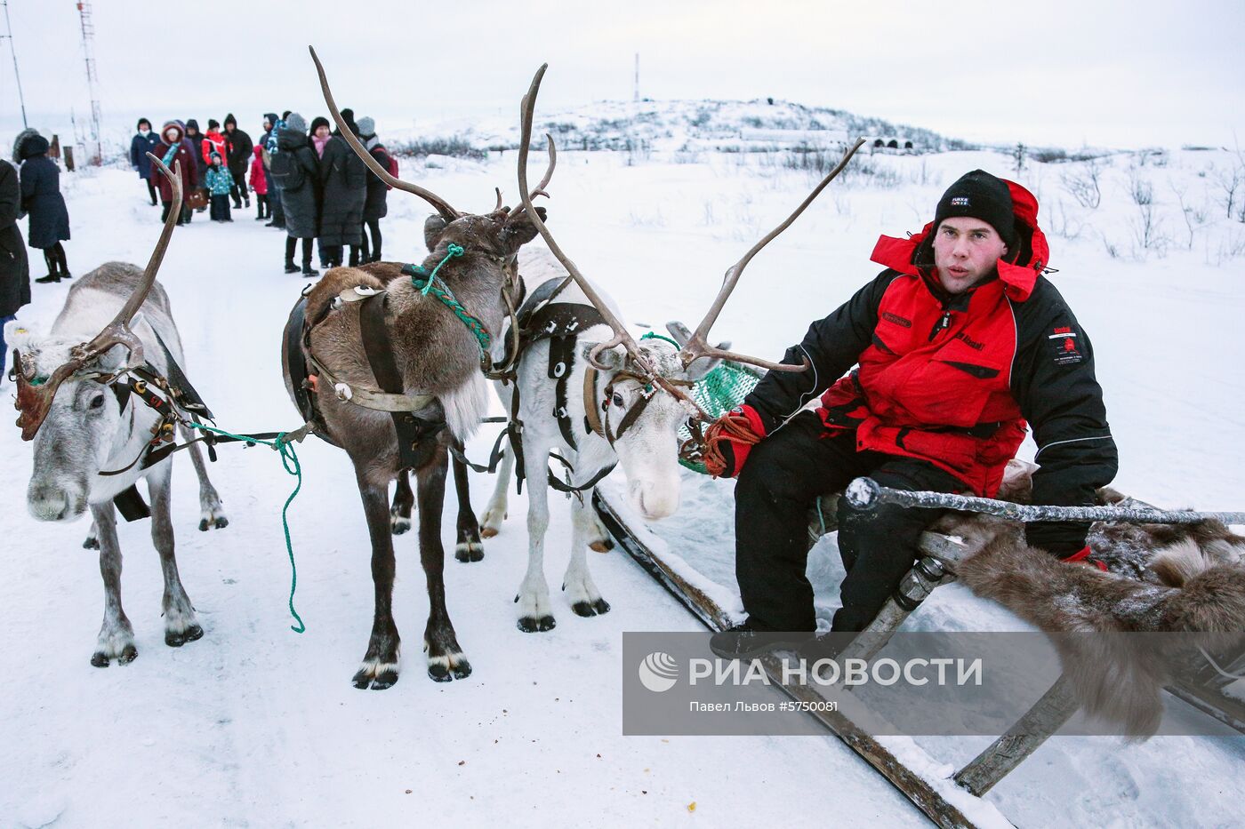 Встреча солнца в Мурманске после полярной ночи