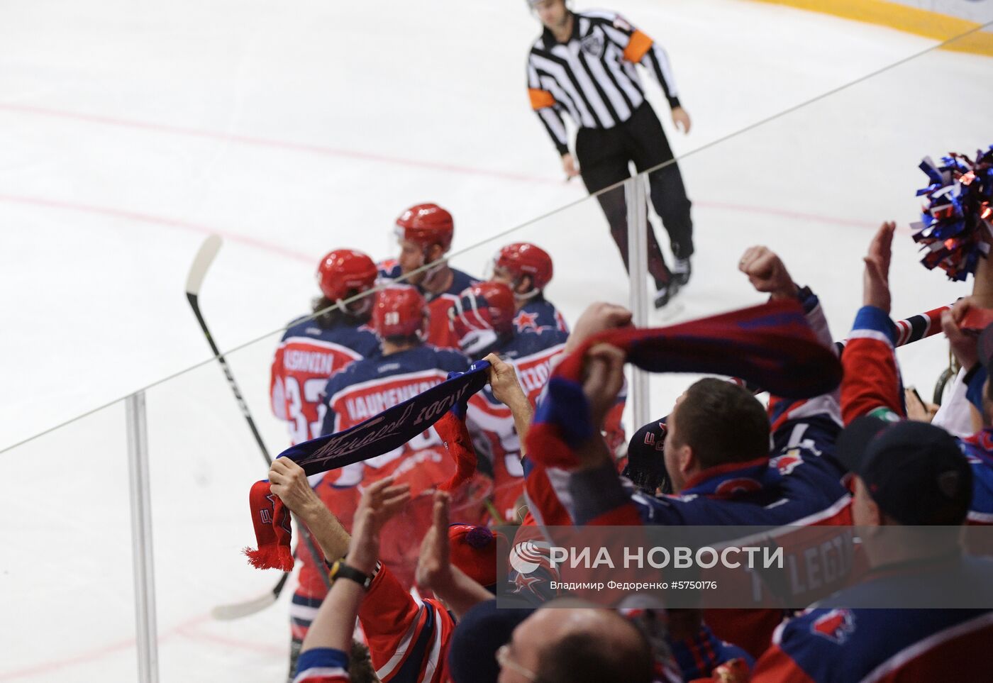 Хоккей. КХЛ. Матч ЦСКА - "Трактор"