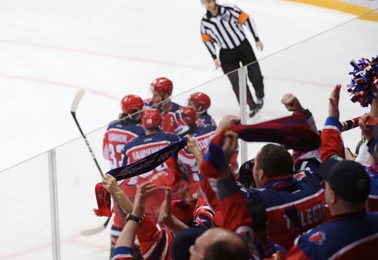 Хоккей. КХЛ. Матч ЦСКА - "Трактор"