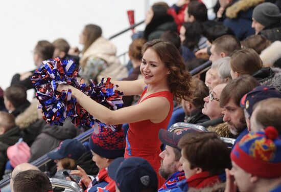 Хоккей. КХЛ. Матч ЦСКА - "Трактор"