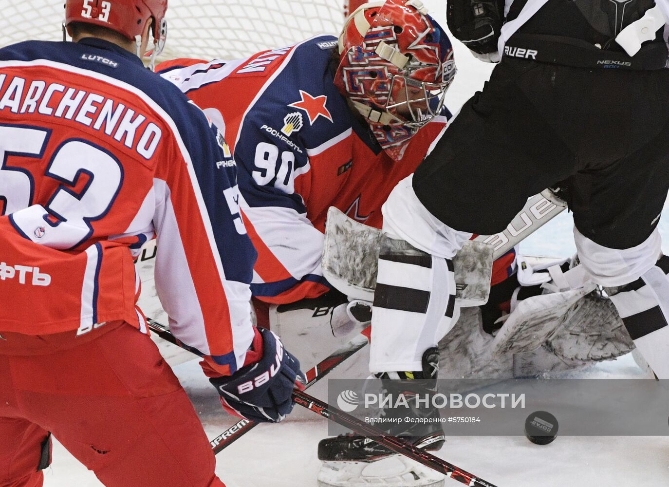 Хоккей. КХЛ. Матч ЦСКА - "Трактор"