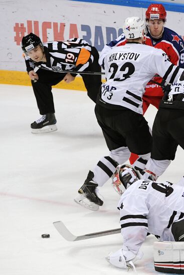 Хоккей. КХЛ. Матч ЦСКА - "Трактор"