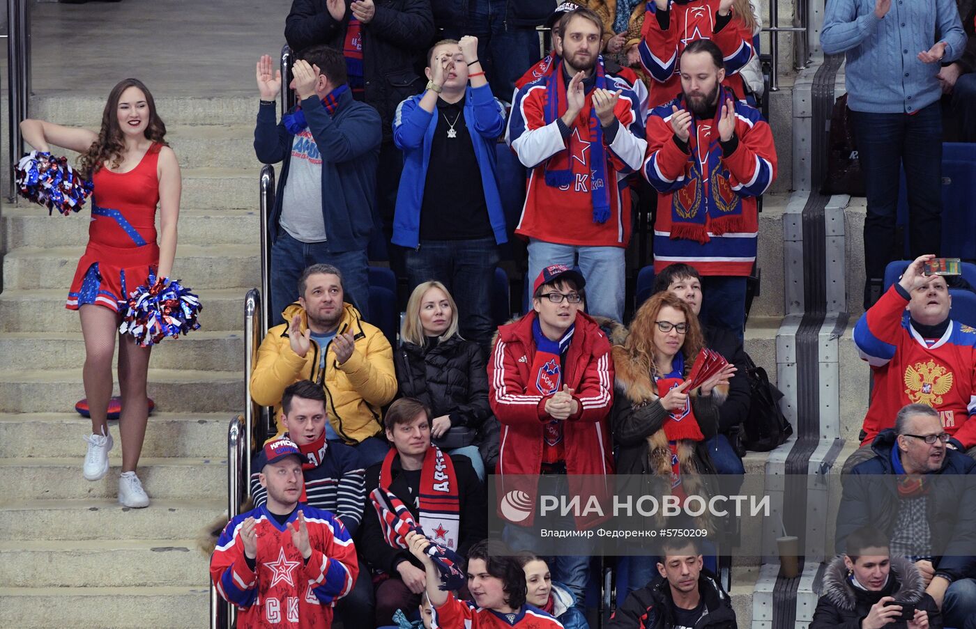 Хоккей. КХЛ. Матч ЦСКА - "Трактор"
