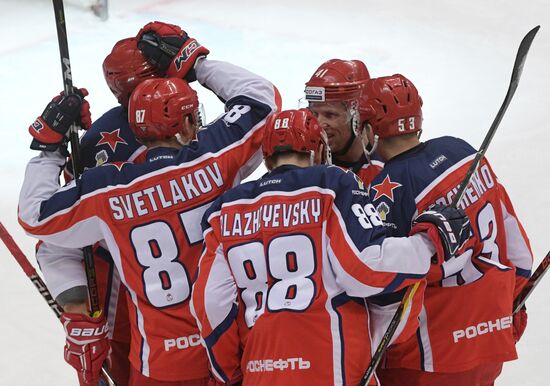 Хоккей. КХЛ. Матч ЦСКА - "Трактор"