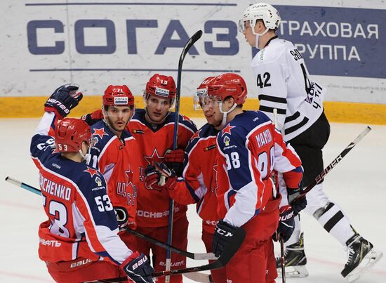Хоккей. КХЛ. Матч ЦСКА - "Трактор"