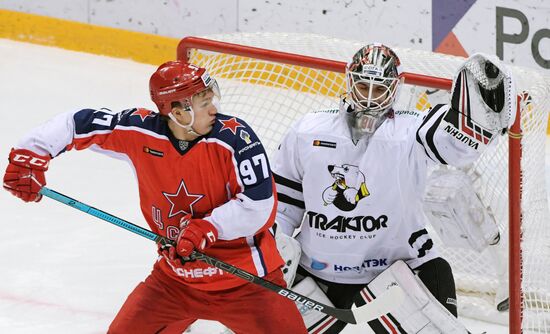 Хоккей. КХЛ. Матч ЦСКА - "Трактор"