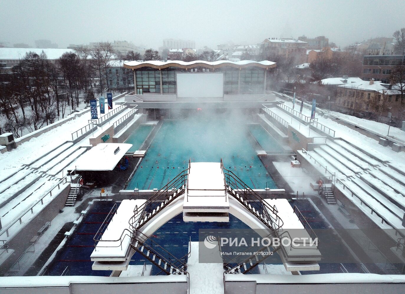 Бассейн "Чайка" в Москве 