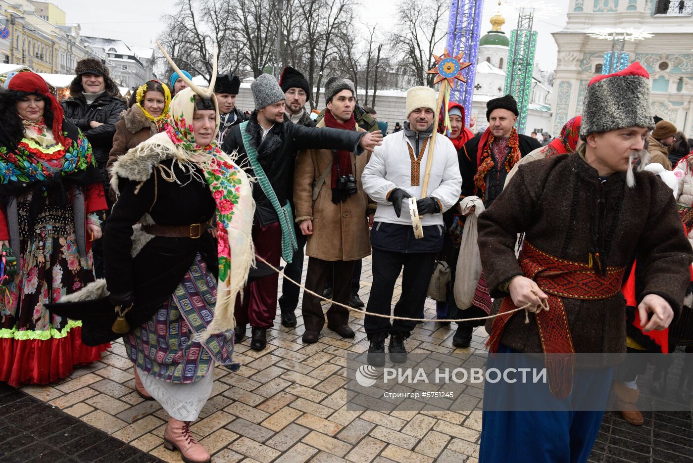 Празднование старого Нового года на Украине