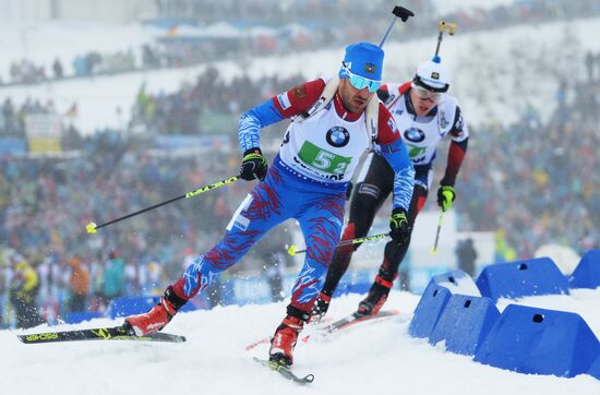 Биатлон. IV этап Кубка мира. Мужчины. Эстафета 