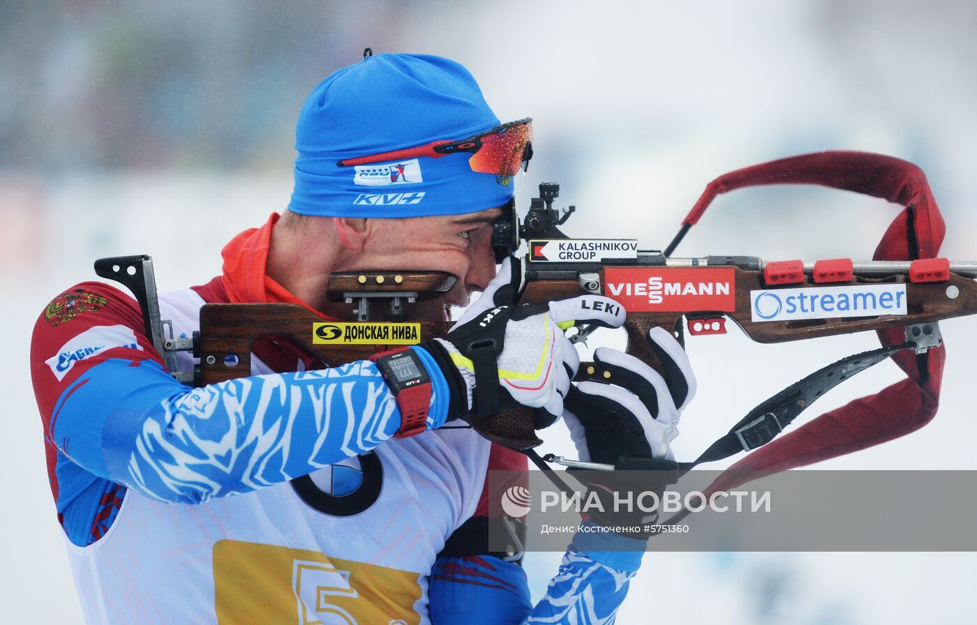 Биатлон. IV этап Кубка мира. Мужчины. Эстафета