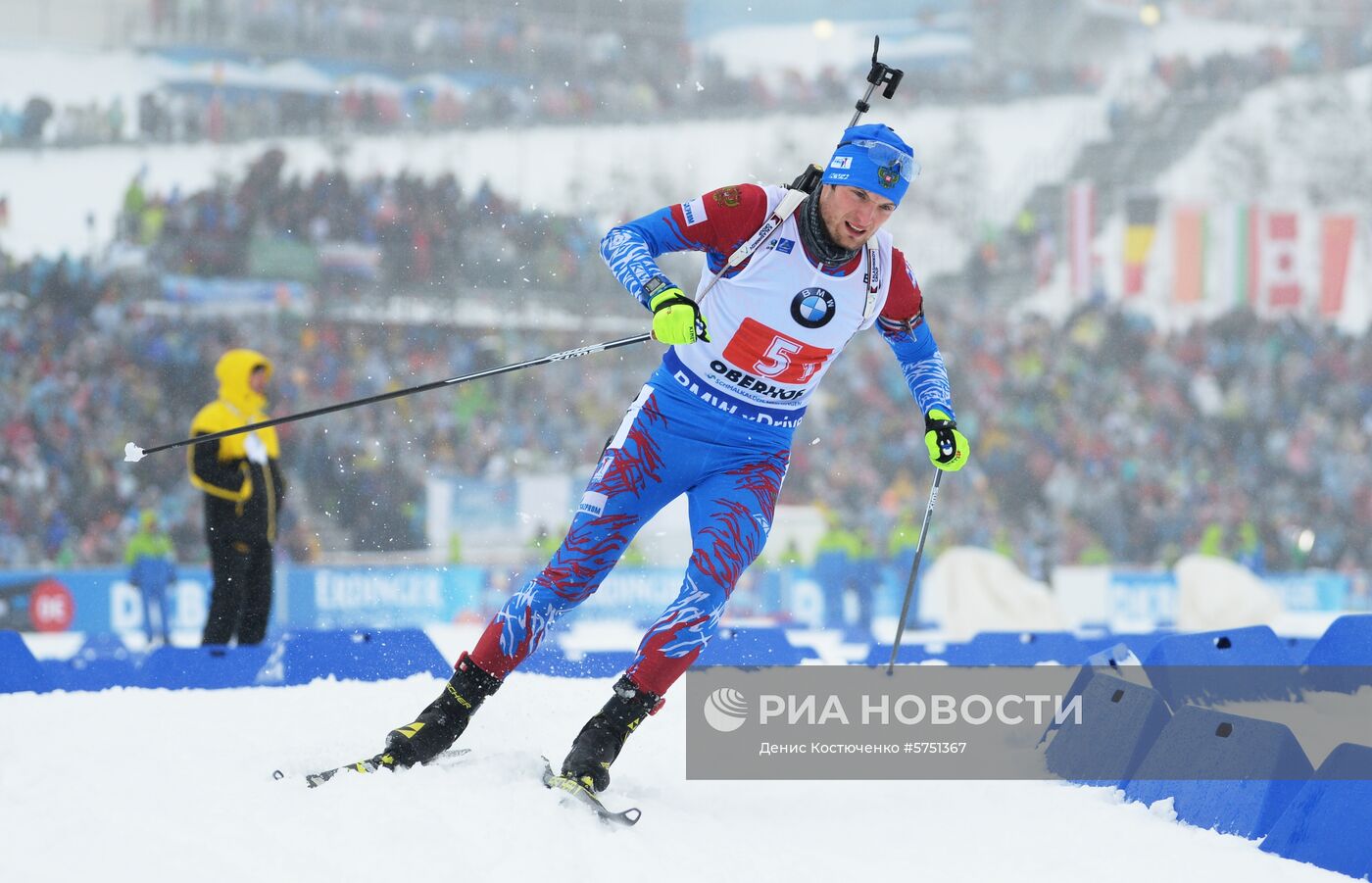 Биатлон. IV этап Кубка мира. Мужчины. Эстафета