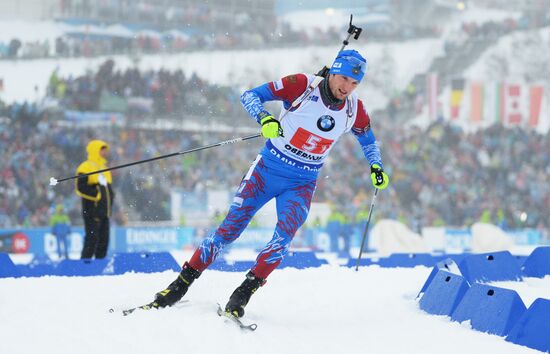 Биатлон. IV этап Кубка мира. Мужчины. Эстафета 