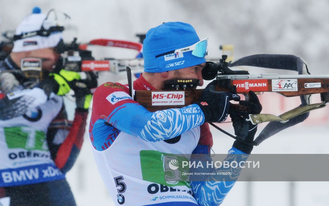 Биатлон. IV этап Кубка мира. Мужчины. Эстафета