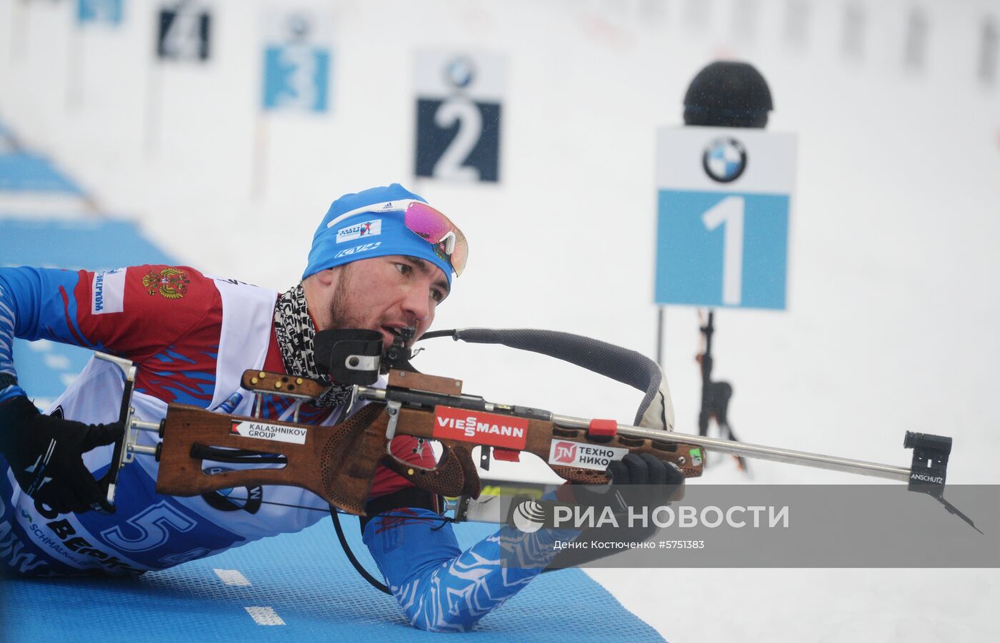 Биатлон. IV этап Кубка мира. Мужчины. Эстафета