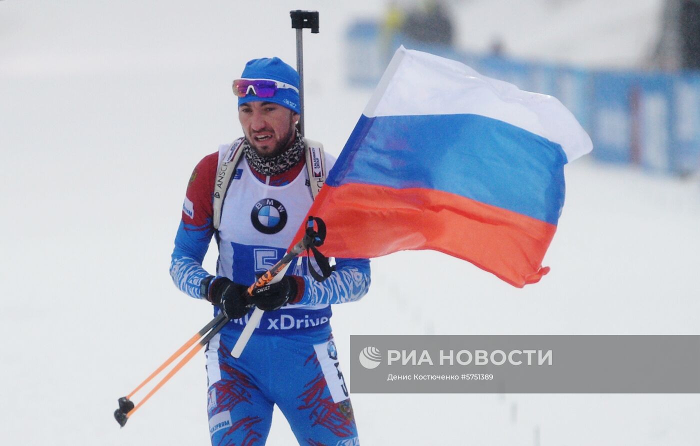 Биатлон. IV этап Кубка мира. Мужчины. Эстафета