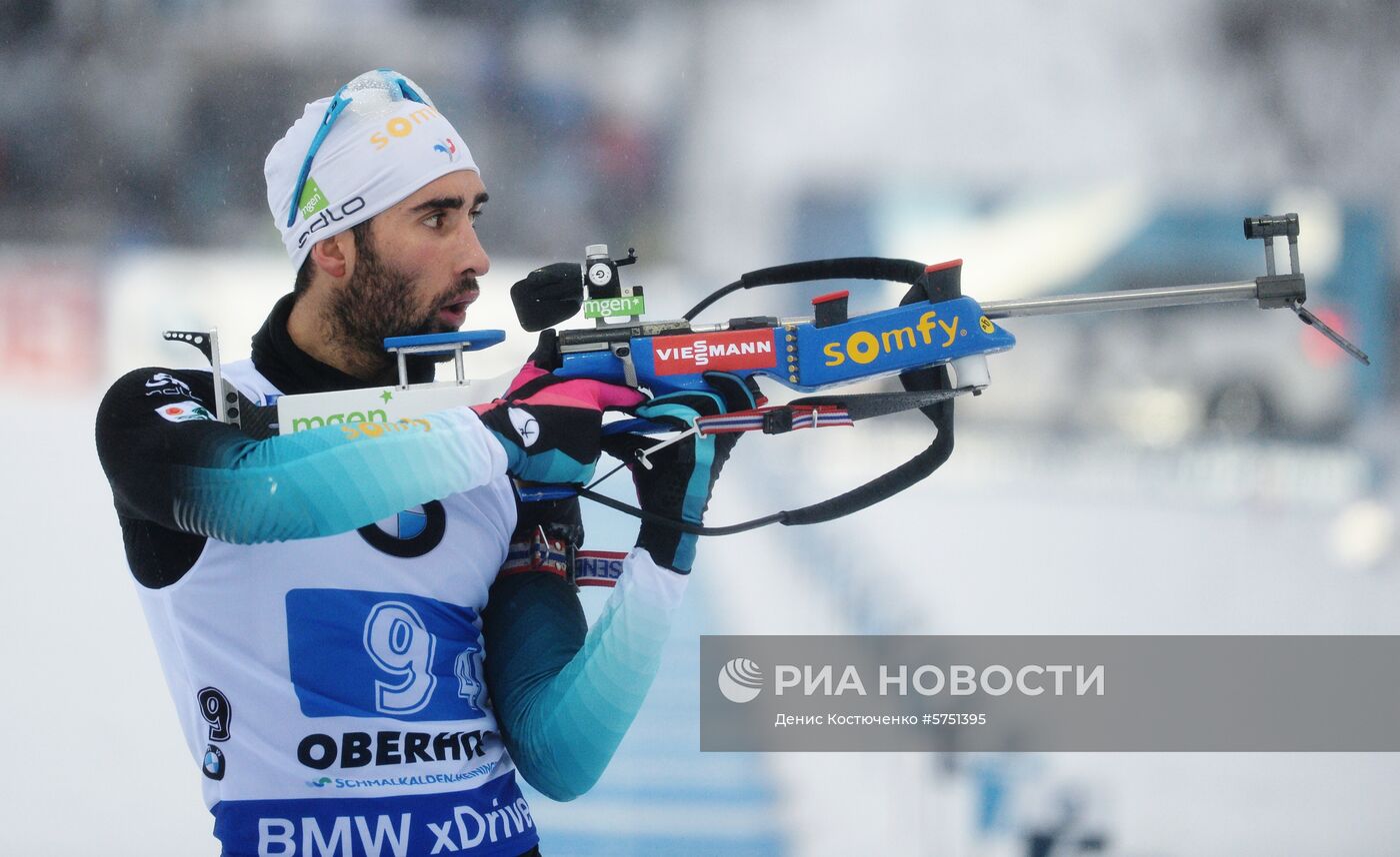 Биатлон. IV этап Кубка мира. Мужчины. Эстафета