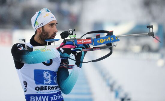 Биатлон. IV этап Кубка мира. Мужчины. Эстафета 