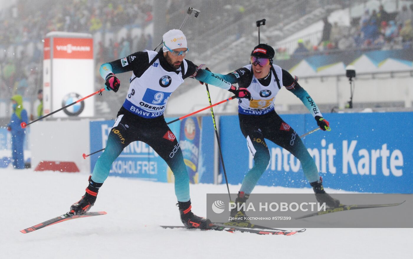 Биатлон. IV этап Кубка мира. Мужчины. Эстафета