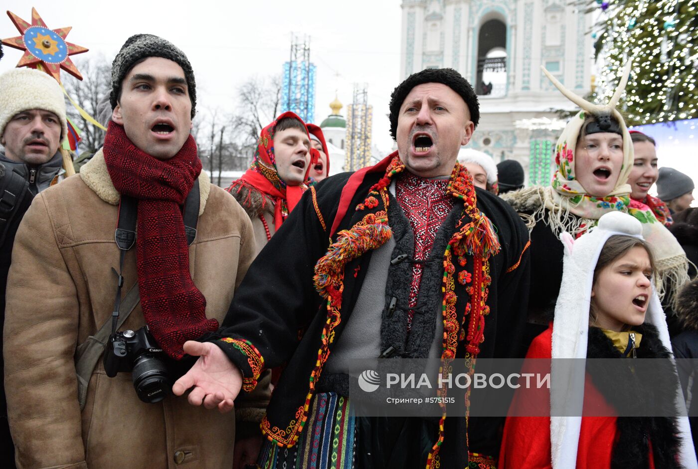 Празднование старого Нового года на Украине