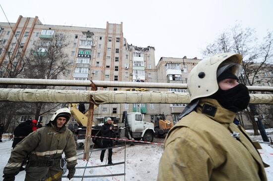 Взрыв бытового газа в жилом дома в Ростовской  области