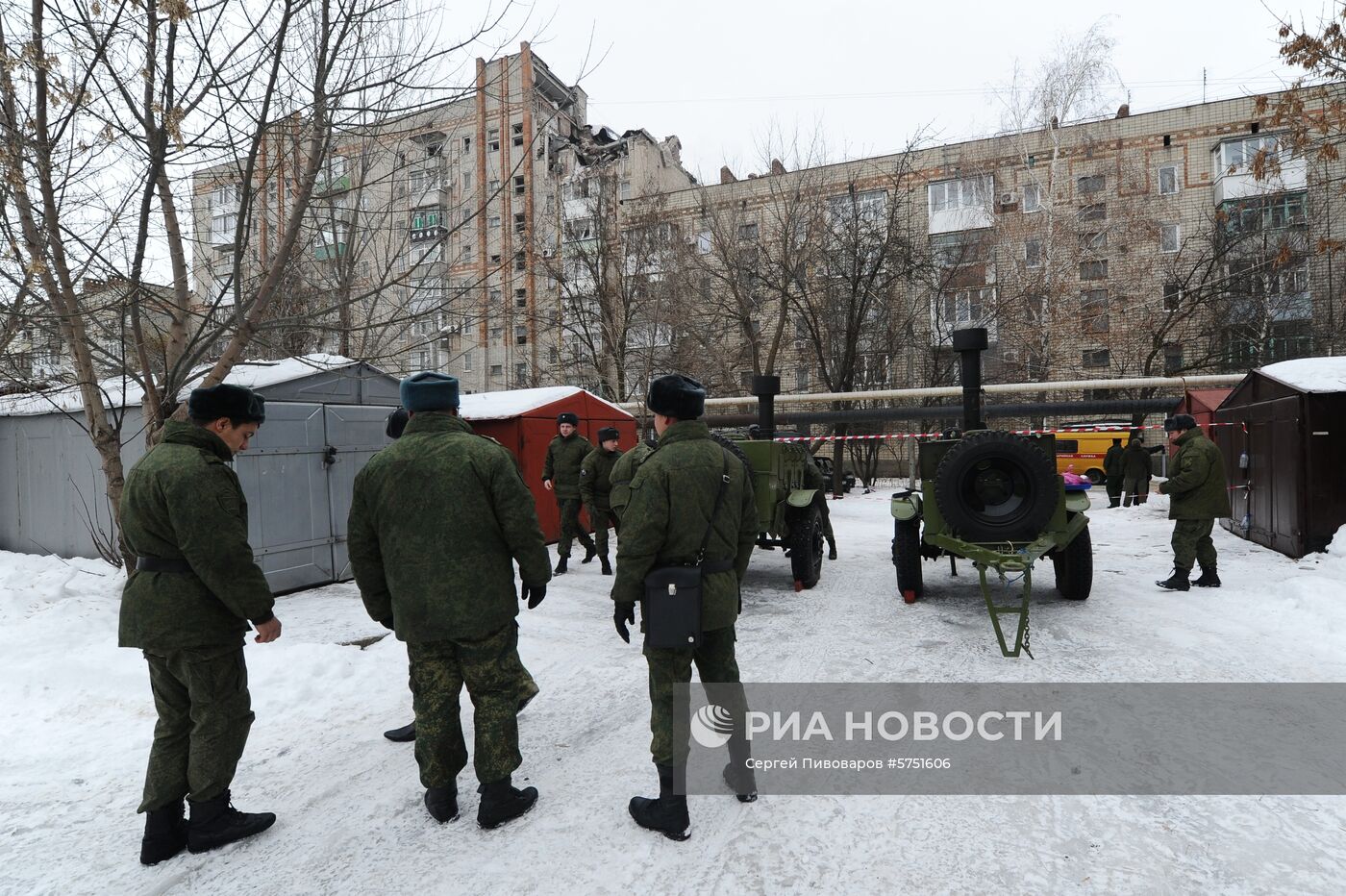 Взрыв бытового газа в жилом дома в Ростовской области
