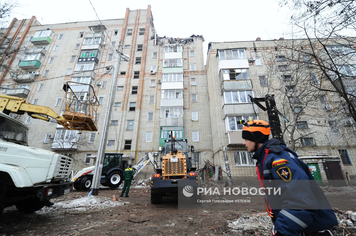 Взрыв бытового газа в жилом дома в Ростовской области