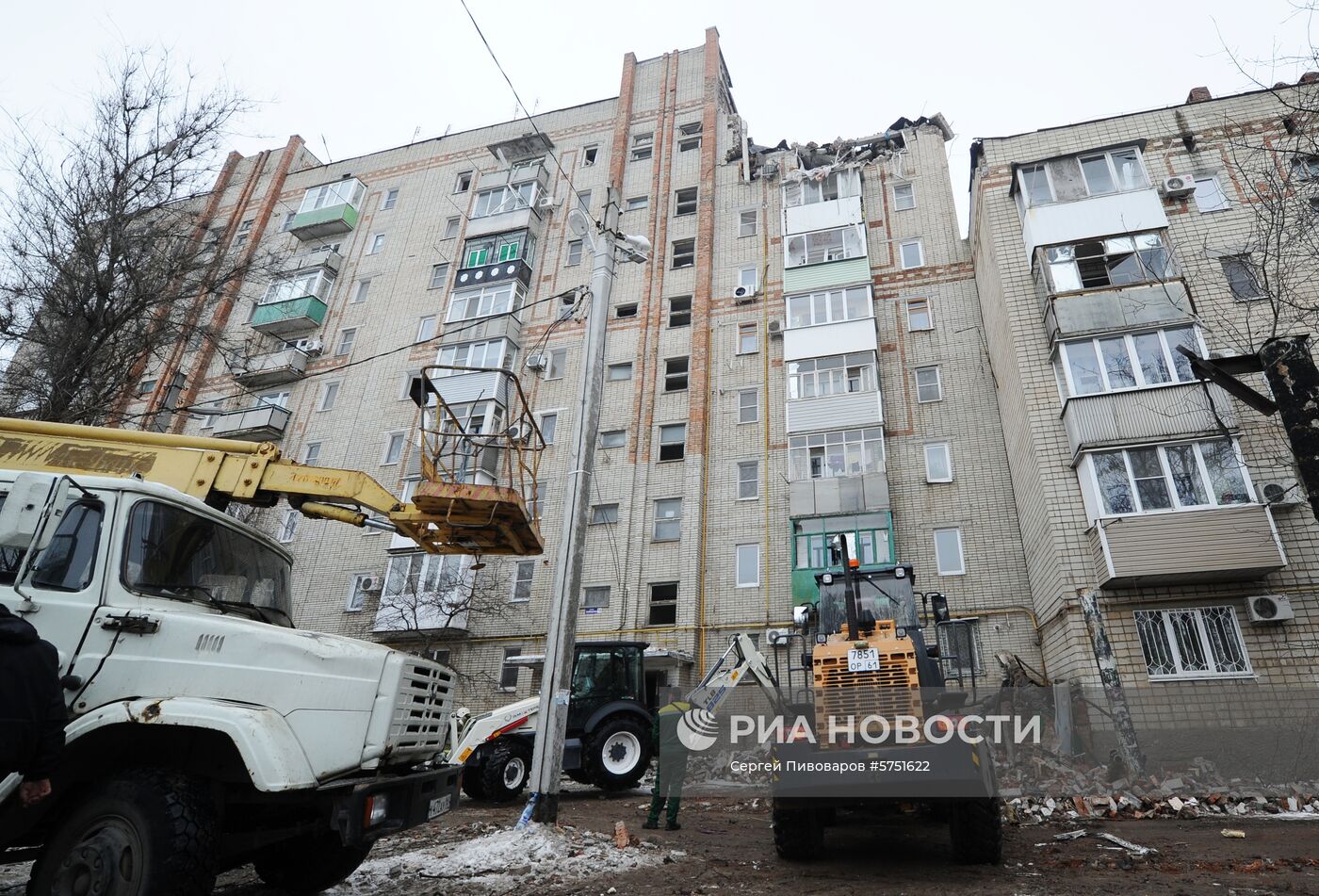 Взрыв бытового газа в жилом дома в Ростовской  области