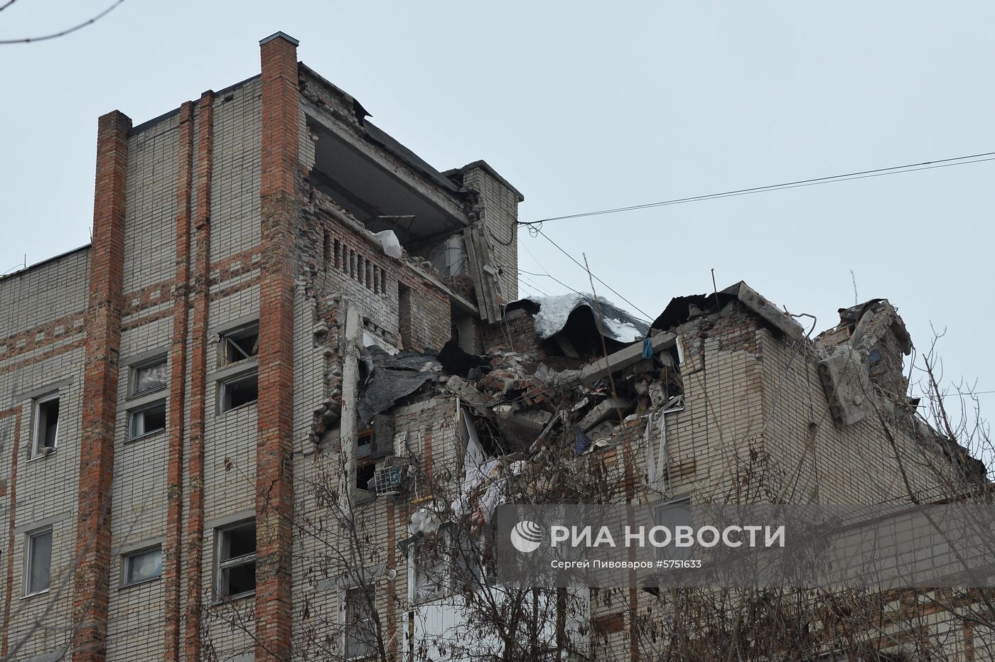 Взрыв бытового газа в жилом дома в Ростовской  области