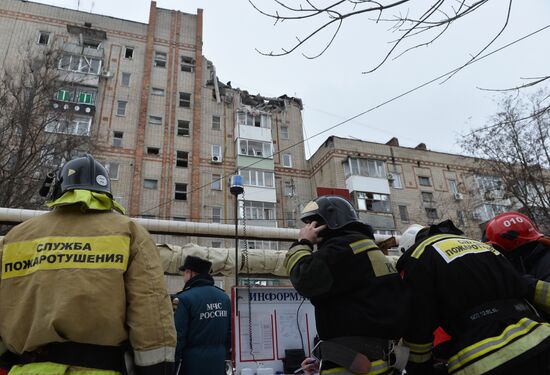 Взрыв бытового газа в жилом дома в Ростовской  области