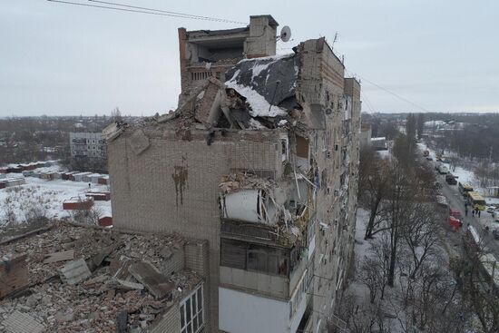 Взрыв бытового газа в жилом дома в Ростовской  области