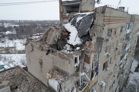 Взрыв бытового газа в жилом дома в Ростовской  области