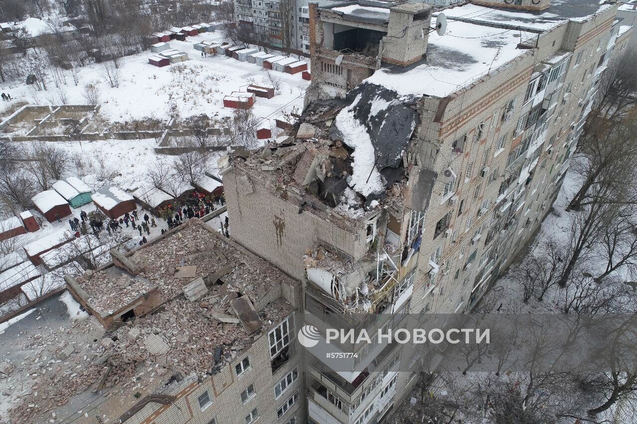 Взрыв бытового газа в жилом дома в Ростовской  области