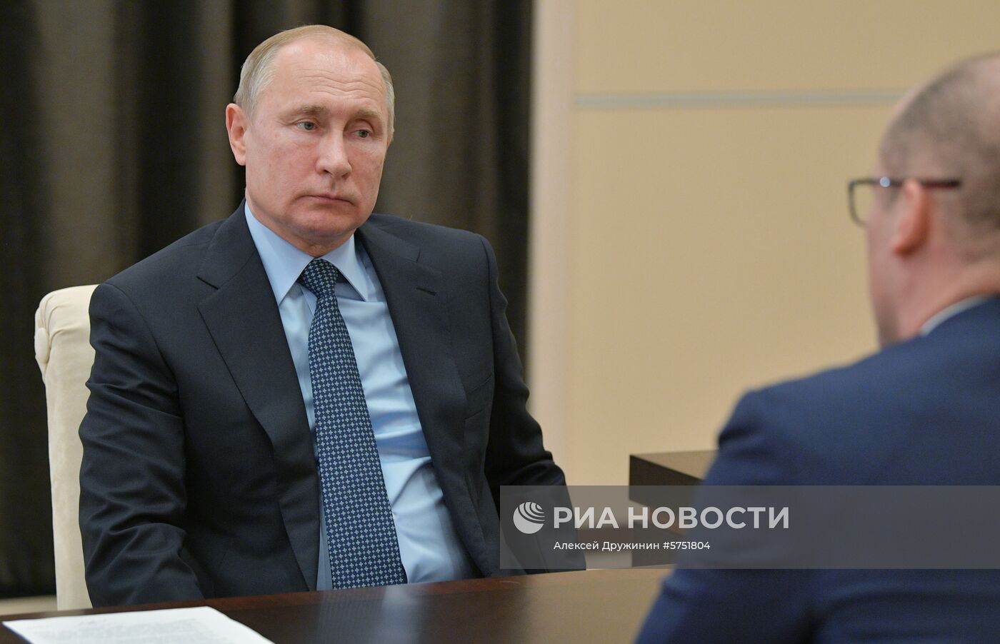 Президент РФ В. Путин встретился с главой Удмуртии А. Бречаловым