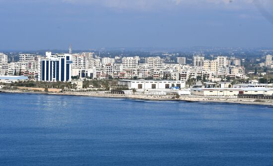 Морской порт Латакия в Сирии