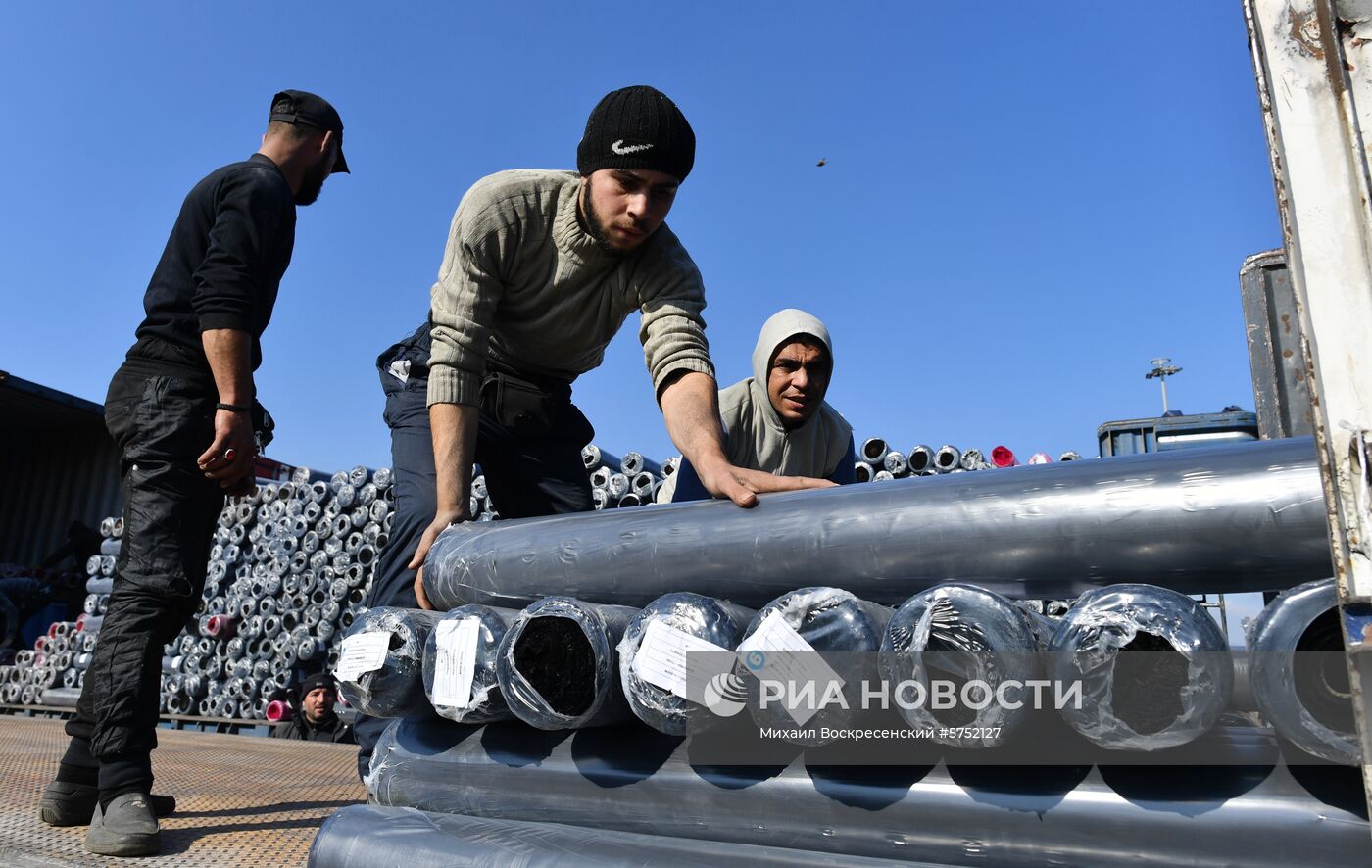 Морской порт Латакия в Сирии