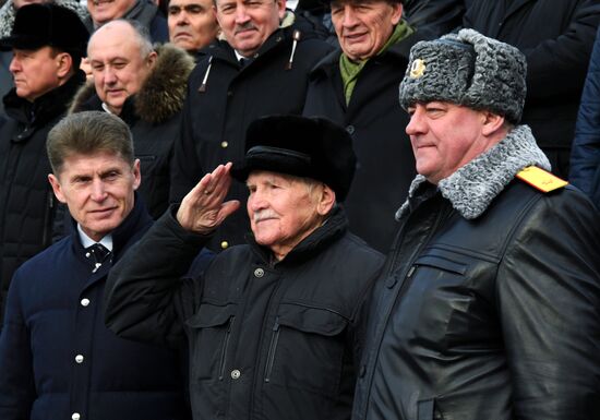 Эстафета "Дорога памяти" во Владивостоке