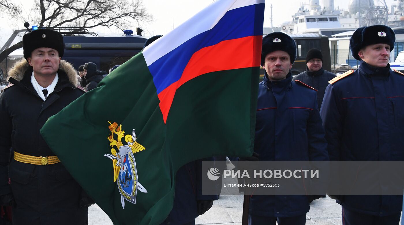 Эстафета "Дорога памяти" во Владивостоке