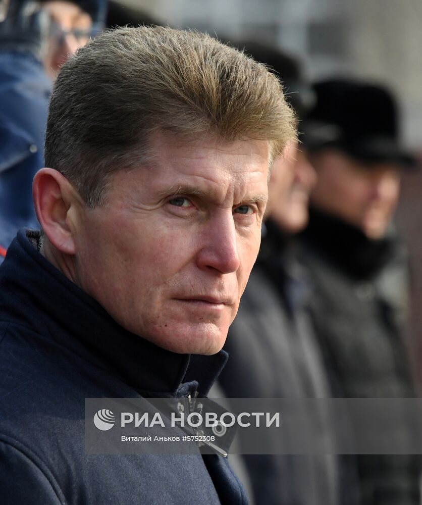 Эстафета "Дорога памяти" во Владивостоке