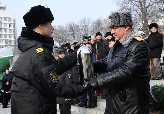 Эстафета "Дорога памяти" во Владивостоке